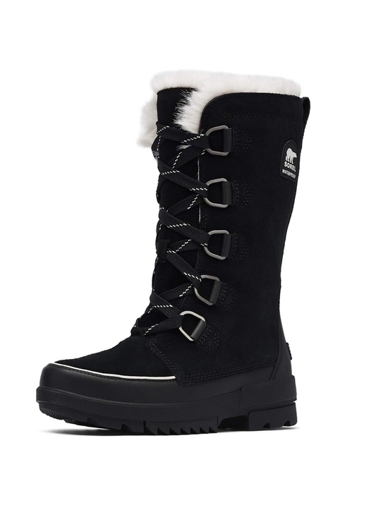 Sorel Shoes - SOREL Tivoli IV Black Leather Waterproof Tall Boots